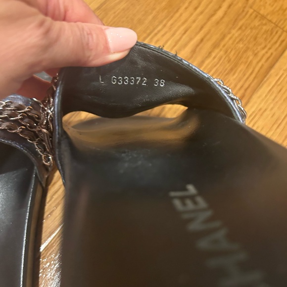 Chanel Chain Slides Shoes - Picture 4 of 9